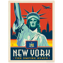 New York Empire State Statue of Liberty Vinyl Sticker