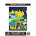 Mississippi Magnolia State Vinyl Sticker
