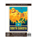 South Dakota Mount Rushmore State Vinyl Sticker