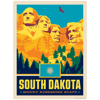 South Dakota Mount Rushmore State Vinyl Sticker