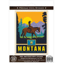 Montana Treasure State Vinyl Sticker