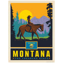 Montana Treasure State Vinyl Sticker