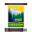 Oregon Beaver State Vinyl Sticker