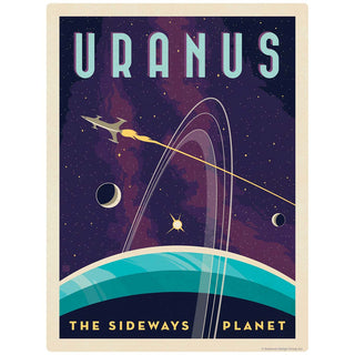 Uranus Space Travel Vinyl Sticker