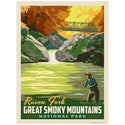 Raven Fork Vinyl Sticker Smoky Mtns National Park
