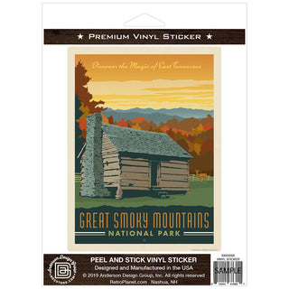 Magic of East Tennessee Vinyl Sticker Smoky Mtns National Park