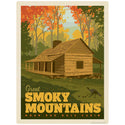 Noah Bud Ogle Cabin Vinyl Sticker Smoky Mtns National Park