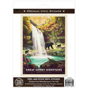 Grotto Falls Vinyl Sticker Smoky Mtns National Park