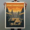 Leconte Lodge Deer Decal Smoky Mtns National Park