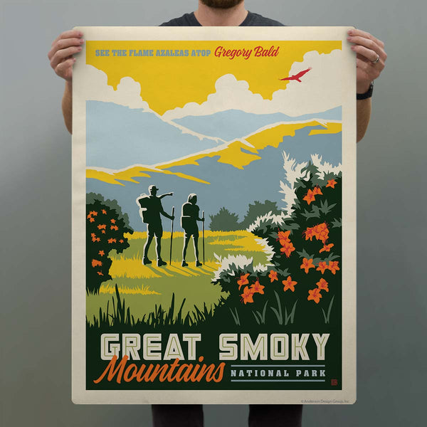 Gregory Bald Azaleas Decal Smoky Mtns National Park