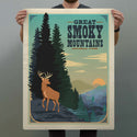 Buck Decal Smoky Mtns National Park