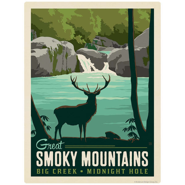 Big Creek Decal Smoky Mtns National Park