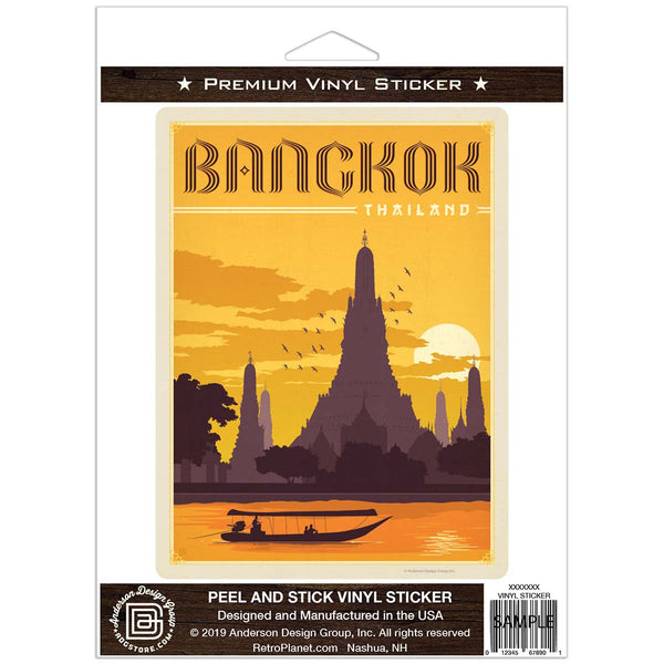 Bangkok Thailand Wat Arun Temple Vinyl Sticker
