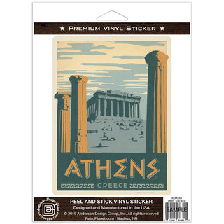 Athens Greece Parthenon Vinyl Sticker