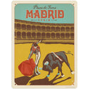 Madrid Spain Plaza de Toros Bullfighter Vinyl Sticker