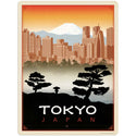 Tokyo Japan Skyline Vinyl Sticker