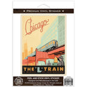 Chicago Illinois L Train Vinyl Sticker