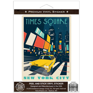 Times Square New York City Vinyl Sticker