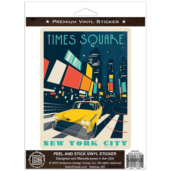 Times Square New York City Vinyl Sticker