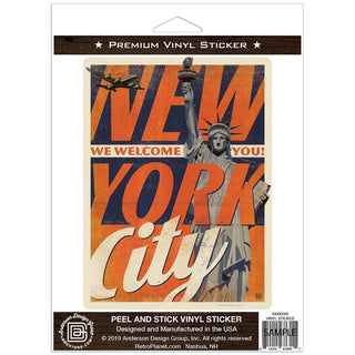 New York City We Welcome You Vinyl Sticker