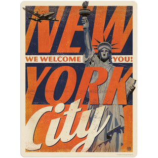 New York City We Welcome You Vinyl Sticker