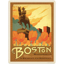 Boston Massachusetts Paul Revere Statue Vinyl Sticker