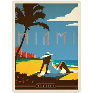 Miami Florida Beach Vinyl Sticker