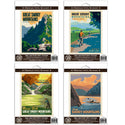 Smoky Mountains Natl Park Great Outdoors Vinyl Sticker Set Of 4