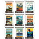 Alaska National Parks Vinyl Sticker Set of 9