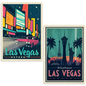 Las Vegas Nevada Sticker Set of 2