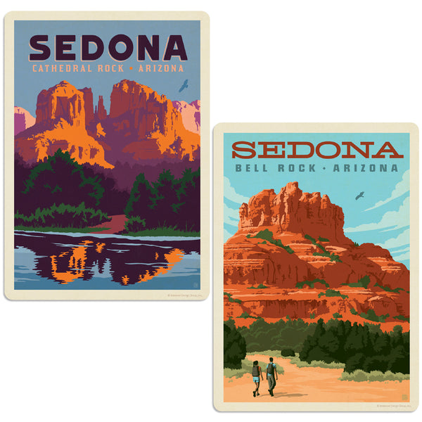 Sedona Arizona Sticker Set of 2
