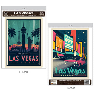 Las Vegas Nevada Decal Set of 2