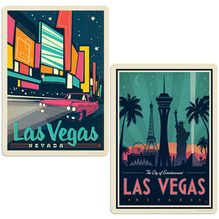 Las Vegas Nevada Decal Set of 2