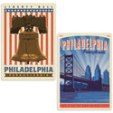 Philadelphia Pennsylvania Liberty Bell Decal Set of 2