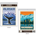 Anchorage Alaska Decal Set of 2
