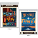 Memphis Tennessee Beale Street Decal Set of 2