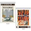 New York City Central Park Decal Set of 2