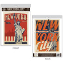 New York City Lady Liberty Decal Set of 2