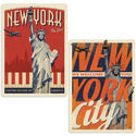 New York City Lady Liberty Decal Set of 2