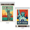 New York City Statue of Liberty Decal Set of 2