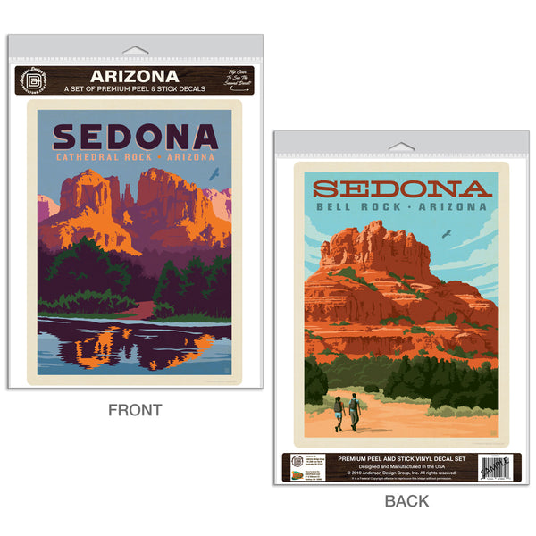 Sedona Arizona Decal Set of 2