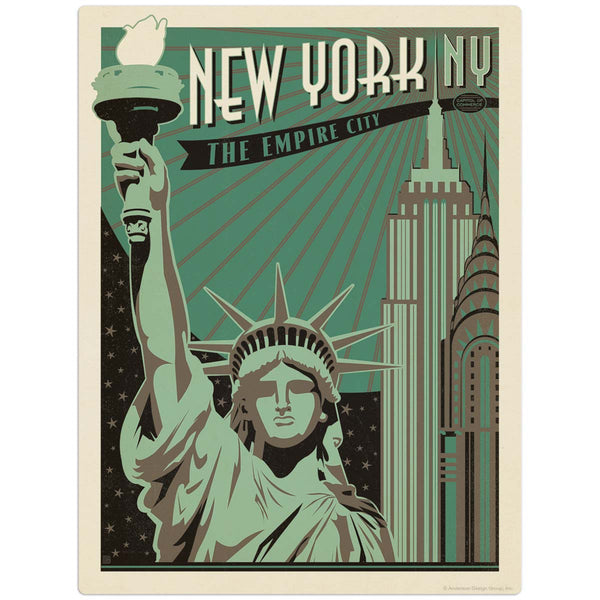 New York Empire City Decal
