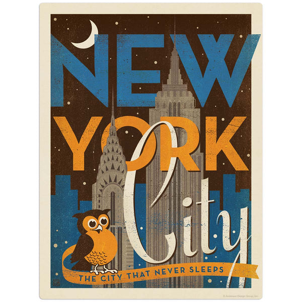 New York City Night Owl Decal