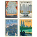 New York City Central Park Decal Set of 4