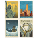 New York City Empire State Building Decal Set of 4