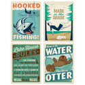 Lake House Vinyl Sticker Set of 4