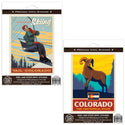 Vail Colorado Rather Be Skiing Sticker Set of 2