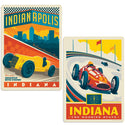 Indianapolis Motor Speedway Indiana Sticker Set of 2