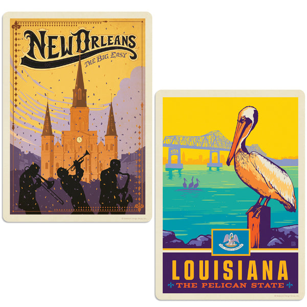The Big Easy New Orleans Louisiana Stickers for Sale
