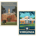 Colonial Williamsburg Virginia Monticello Sticker Set Of 2